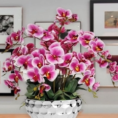 Arranjo de flores Artificiais Orquídeas Rosas na internet