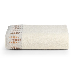 A Toalha de Banho World Amaya em cor creme é perfeita para adicionar um toque de suavidade ao seu banheiro. Feita com 100% algodão, essa toalha proporciona conforto e absorção de alta qualidade.