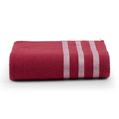 A toalha de banho Nathaly em cor vermelho é perfeita para adicionar um toque de energia e estilo ao seu banheiro. Com sua textura macia e felpuda, proporciona uma sensação de conforto e aconchego após o banho.