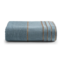 Toalha de Rosto Artesian: maciez e qualidade em 100% algodão. A cor denim traz um toque moderno e versátil para seu banheiro. Desfrute do conforto e da absorção desta toalha felpuda avulsa.
