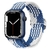 Correia de laço trançada para Apple Watch Band 45mm 41mm 44mm 40mm 38mm 42mm P - toocha play