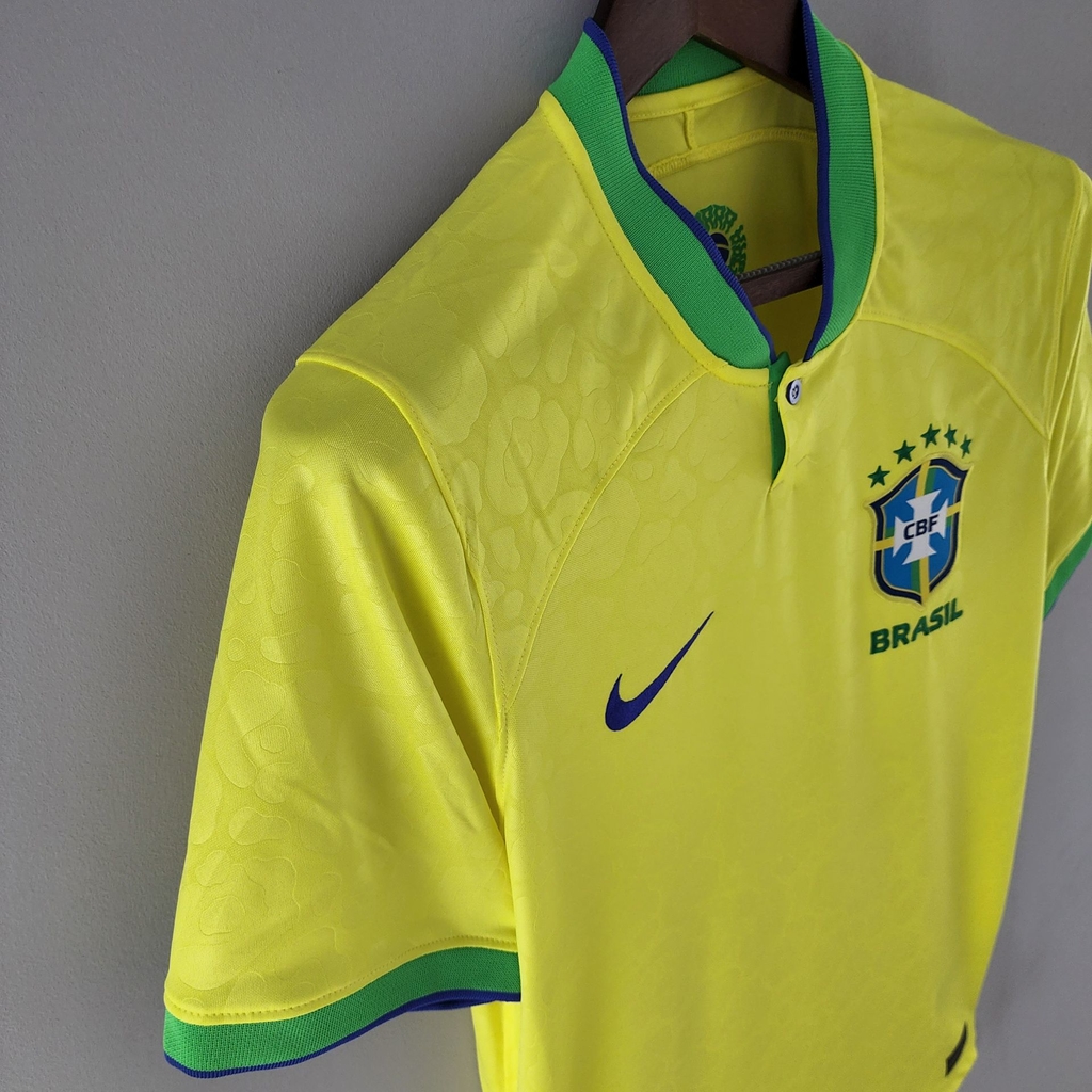 Camisa Brasil Home (1) 2022 Nike Torcedor Pro Masculina