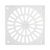 Rejilla Plastica Para Patio 20 X 20Cm Blanca