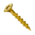 Tornillo Para Madera 4.5 X 16mm Dorado Philips