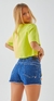 Short jeans bordado manual - comprar online