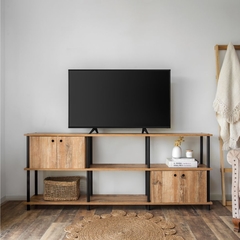 Mueble para TV con 2 módulos cruzados