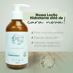 LOÇÃO HIDRATANTE NATURAL E VEGANO – ÓLEO DE AMÊNDOAS - frasco de vidro - comprar online