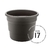 Vaso Cachepot Roma 17 Preto