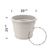 Vaso Cachepot Roma 20 Granito - comprar online