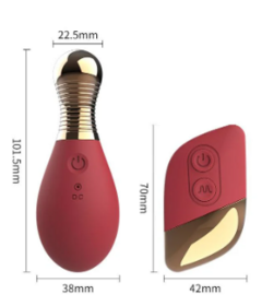 Vibrador Bullet de controle remoto sem fio - 12 Velocidades com carregamento USB - loja online