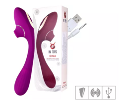 Dina Purple - Suck and Bend Vibrator - Sugador