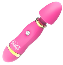 Mini Vibrador Estimulador Clitoriano em Silicone USB Recarregável 14x3 - 12 Vibrações