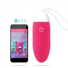 Bullet Vibrador Recarregável 10 modos de Vibrações Controlado por APP via Bluetooth