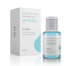 Óleo para Massagem Beijável Função Ice Sentidos Menta