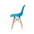 Cadeira Charles Eames Eiffel Base Madeira Sala Cozinha Jantar - comprar online