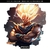 Imagen de PIS000 | Kit Goku con Efecto pared rota