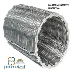 CONCERTINA DUPLA GALVALUME 45CM REND 8METROS L28 56V MODESTO/PERIMETRAL