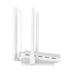 Roteador Wi-Fi 2,4GHz e 5GHz com 4 antenas externas 5dBi, MIMO, 3 porta LAN, 1 porta WAN, Mesh, AC1200 Giga RE022, Multilaser na internet