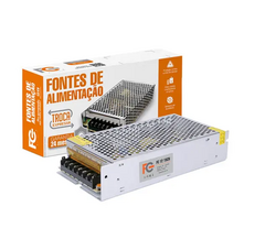 Fonte Chaveada tipo Colmeia para CFTV, 180W 12V 15A, 110V/220V, FC1215CN, FC-Fontes