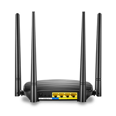 Roteador Wi-Fi 2,4GHz e 5GHz com 4 antenas externas 5dBi, MIMO, 3 porta LAN, 1 porta WAN, Mesh, AC1200 Fast RE018, Multilaser - comprar online