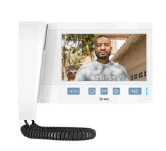 Interfone Monofone Interno HDL com Tela de LCD 7'' para Vídeo para Porteiro Eletrônico, 5 botões, Wi-Fi, Audio Advance, Branco - comprar online