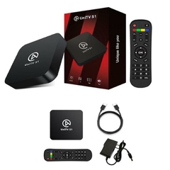 Receptor UniTV S1 4K Ultra HD Wi-Fi Iptv Android - PrataCell