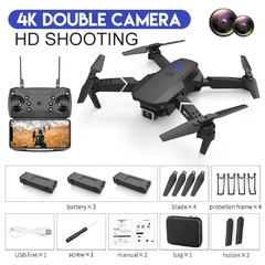 New Quadcopter E88 Pro WIFI FPV Drone With Wide Angle HD 4K 1080P Camera He