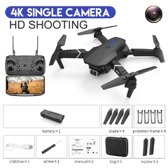 New Quadcopter E88 Pro WIFI FPV Drone With Wide Angle HD 4K 1080P Camera He - PrataCell