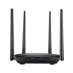 Roteador Wi-Fi 2,4GHz e 5GHz com 4 antenas externas 5dBi, MIMO, 3 porta LAN, 1 porta WAN, Mesh, AC1200 Fast RE018, Multilaser na internet