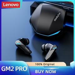 Fone de ouvido original Lenovo GM2 Pro 5.3 Bluetooth sem fio - PrataCell