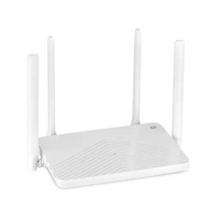 Roteador Wi-Fi 2,4GHz e 5GHz com 4 antenas externas 5dBi, MIMO, 3 porta LAN, 1 porta WAN, Mesh, AC1200 Giga RE022, Multilaser