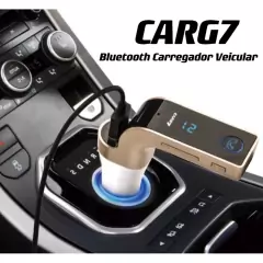 Carregador Para Carro Veicular Bluetooth Fm Transmissor G7 Mp3 Carg7