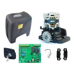 Kit Motor Deslizante para Portão Eletrônico DZ Nano Turbo 110V para 600Kg com 2 controles TX, Rossi - comprar online