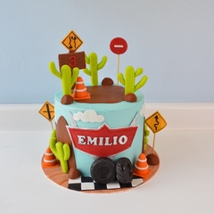 Pastel Cars en Fondant | 30 rebanadas