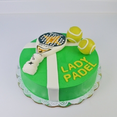 Pastel Lady Padel | 20 rebanadas