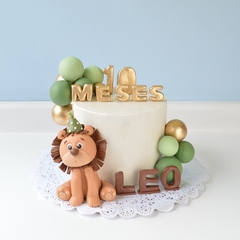 Pastel leon para bebe | 30 rebanadas