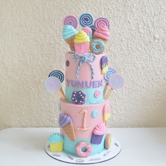 Pastel candy party | 80 rebanadas