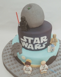 Starwars fondant | 50 rebanadas