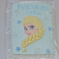 Plancha rectangular + personaje fondant | 30 o 50