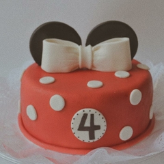 Minnie fondant | 12 rebanadas