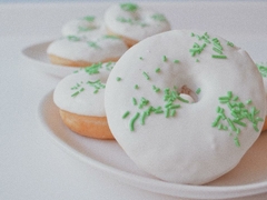 Donas detalles verdes