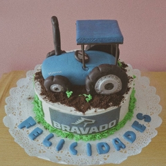 Pastel tractor