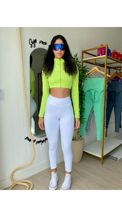 Cropped Colete Fitness Verde