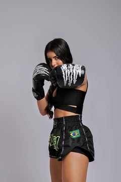 Short Muay Thai Boxe Preto feminino na internet