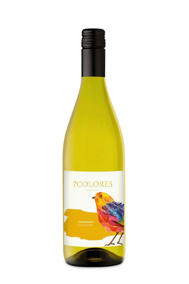 Vinho 7 Colores Branco Seco Chile Cortejo Chardonnay 750ml
