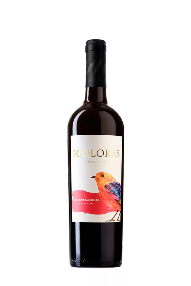 Vinho 7 Colores Tinto Seco Chile Cortejo Cabernet Sauvignon 750ml