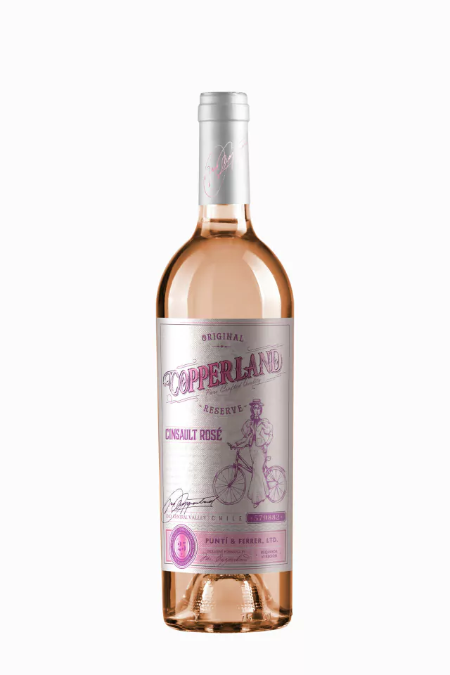 Vinho Punti Ferrer Rosé Seco Chile Copperland Cinsault 750ml