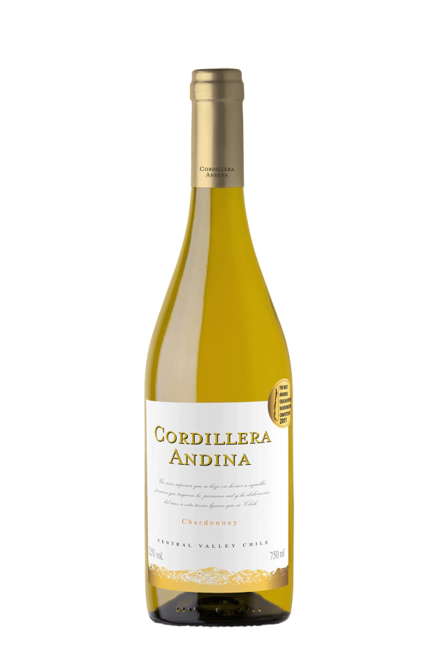 Vinho Cordillera Andina Branco Seco Chile Chardonnay 750ml