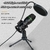 USB microphone RGB Microfone Condensador Wired gaming microphone for podcasting studio streaming laptop desktop computers na internet