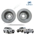 Disco De Freio Traseiro 303MM (PAR) - Lifan X60 / Chery Tiggo - loja online